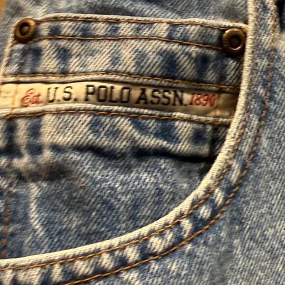 Vintage U S. Polo ASSN Jeans Mens Baggy 36x31 Y2K Medium Wash - Picture 5 of 9